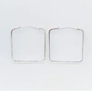 BRINCO ARGOLA QUADRADO LISO