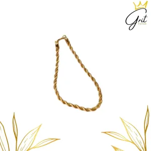 PULSEIRA CORDÃO BAIANO 4MM 21CM