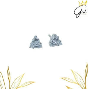BRINCO PONTO DE LUZ ZIRCONIA CRISTAL TRIANGULO