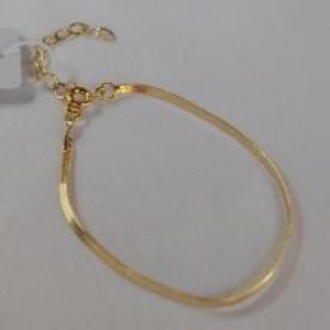 PULSEIRA FITA LAMINADA 2,0MM 18CM