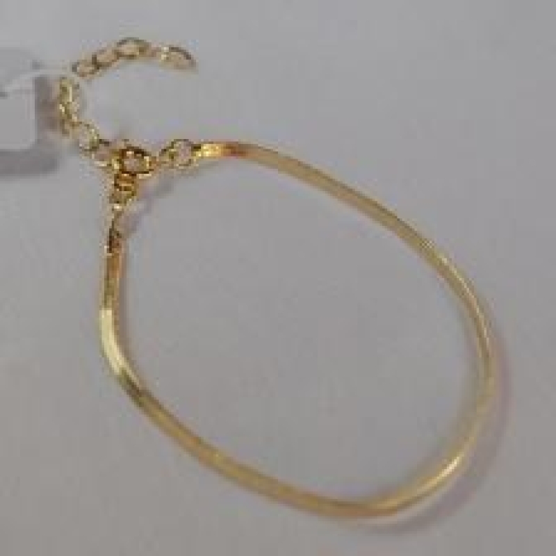 PULSEIRA FITA LAMINADA 2,0MM 18CM