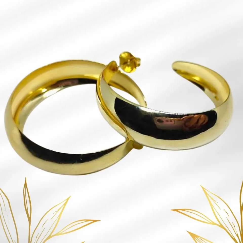 BRINCO ARGOLA LISO GRANDE