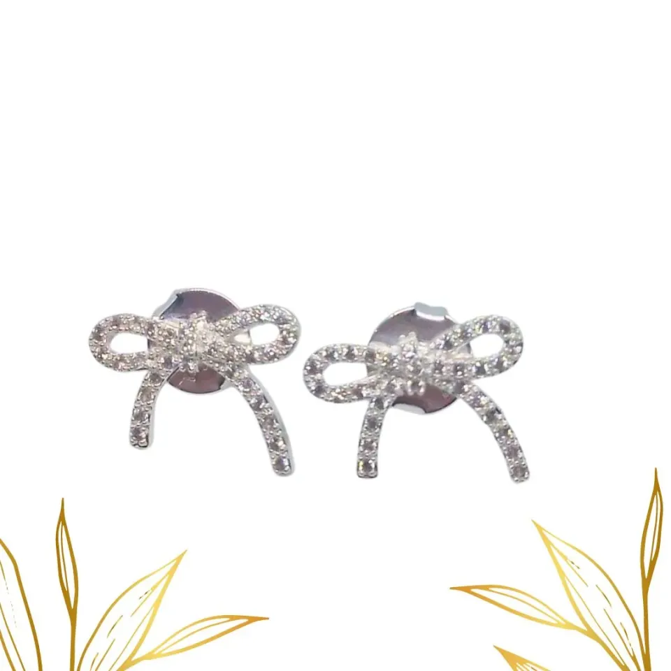 BRINCO LAÇO CRAVEJADO